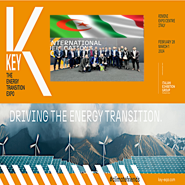 Key Energy 2024: Le CDER à la tête d’une importante délégation d’entreprises algériennes